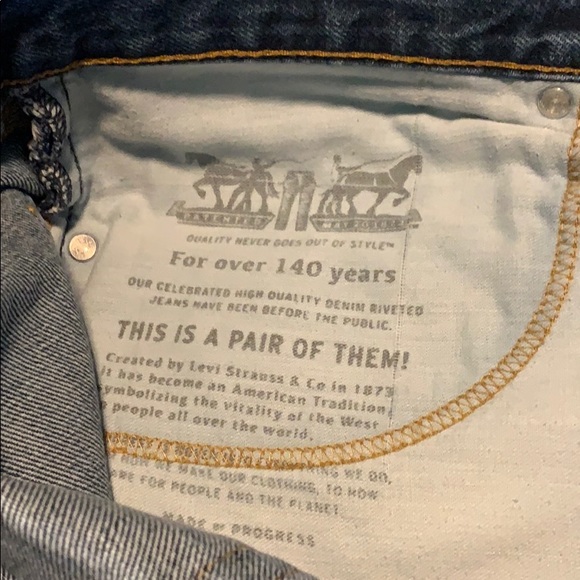Men’s Levi’s 505 W 36 L 34 jeans - Picture 4 of 4